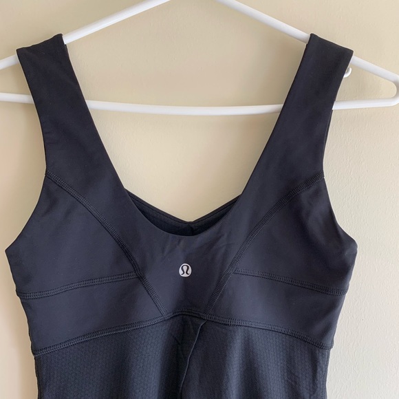 Lululemon black adjustable exercise workout tank - Picture 5 of 5